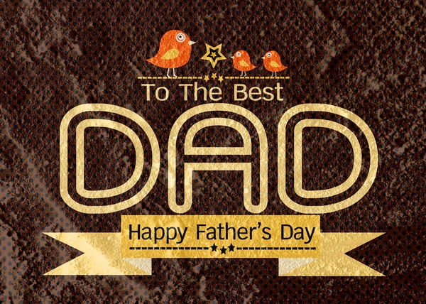 Boldog Apák napja kártya Cement fal textúra háttér — Stock Fotó