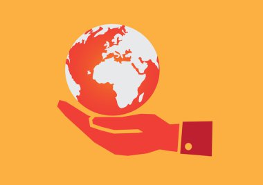 El ele tutuşan dünya.