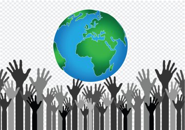 El Holding dünya ve dünya eller fikir