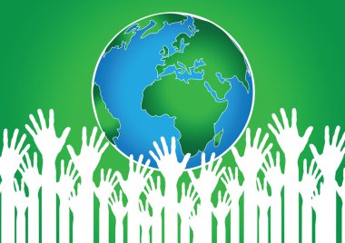 El Holding dünya ve dünya eller fikir