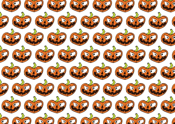 Fondo de calabaza de Halloween — Vector de stock