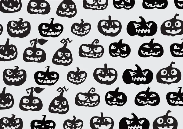 Fondo de calabaza de Halloween — Vector de stock