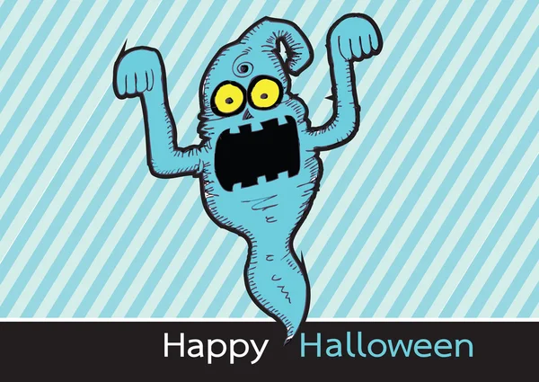 Fantôme pour Halloween — Image vectorielle