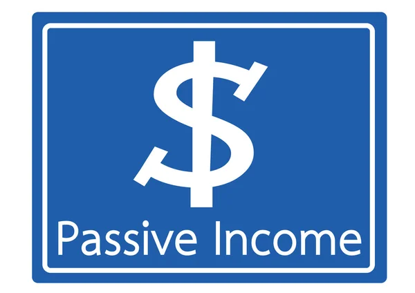 Pasif gelir gelir kavramı fikir yinelenen — Stok Vektör