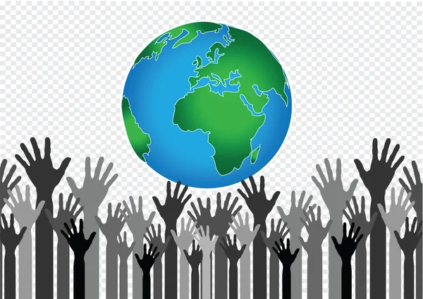 El Holding dünya ve dünya eller fikir