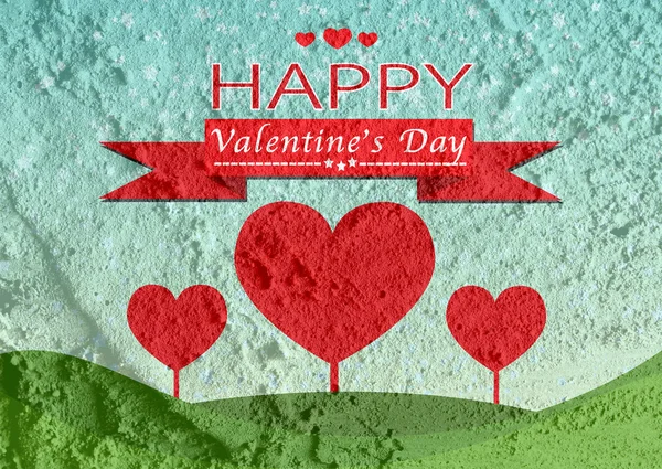 Happy Valentine's Day Greeting Card — Stock Photo, Image