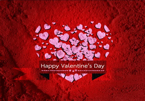 Amore e cuore per il design valentino — Foto Stock