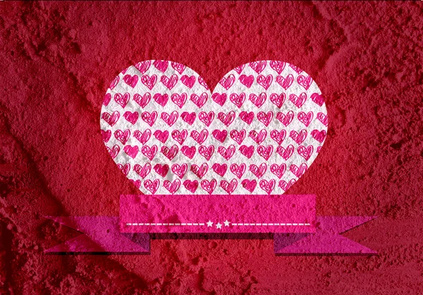 Love and hearts for valentine design — Stock Photo, Image
