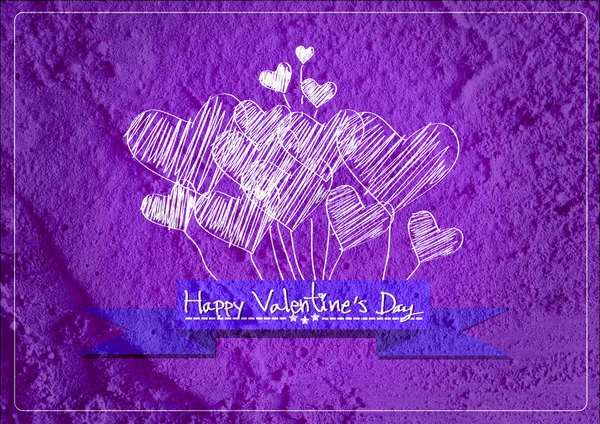 Love and hearts for valentine design — Stock Photo, Image