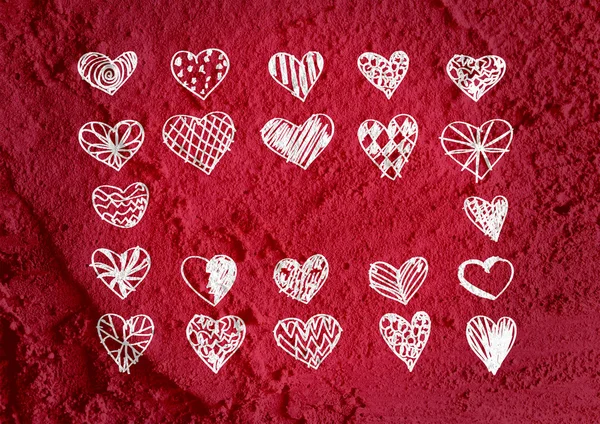 Amor y corazones para el diseño de San Valentín — Foto de Stock