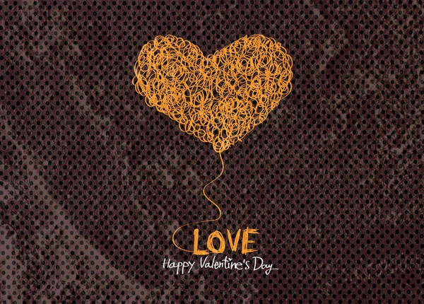 Herz für Valentinskarten-Design — Stockfoto