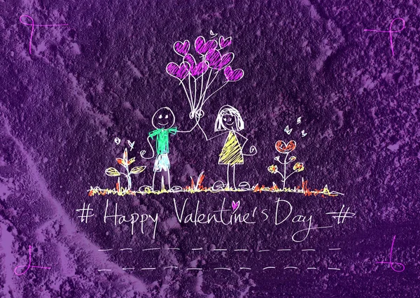 Sfondo di design carta di San Valentino — Foto Stock