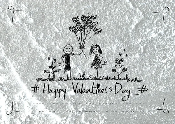 Sfondo di design carta di San Valentino — Foto Stock