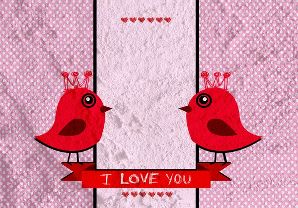 Love birds for Wedding card — Stock Photo, Image