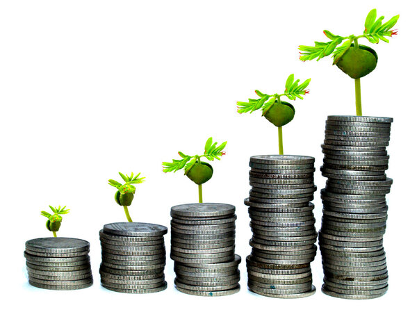 Money Saving And Passive Income Concept idea