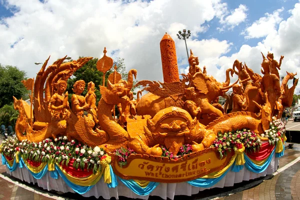 Candle Festival, tajskiej sztuki wosk w Chin — Zdjęcie stockowe