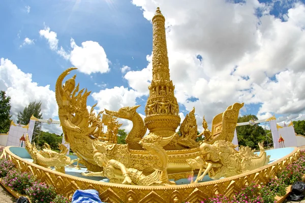 Svíčka Festival, thajský umění vosk v Thailan — Stock fotografie