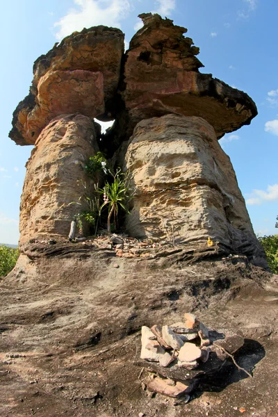 Thajsko Stonehenge Sao Chaleang ubonratchathani provincie, Thail — Stock fotografie