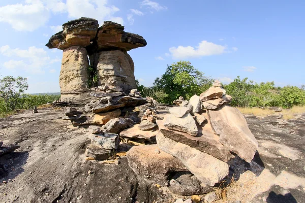 Thailand Stonehenge Sao Chaleang ubonratchathani provincie, Thail — Stockfoto