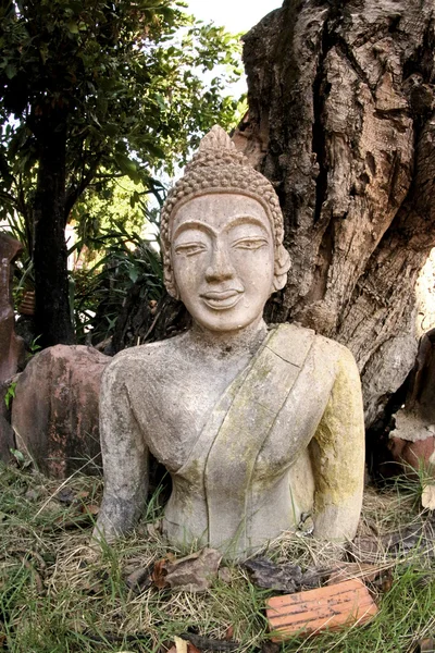 Artă și linie de templu wat tung sri wirai, ghepard Baan, khua — Fotografie, imagine de stoc