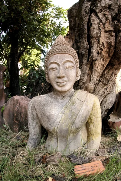 Art and line of wat tung sri wirai temple , baan cheetuan , khua — Stock Photo, Image