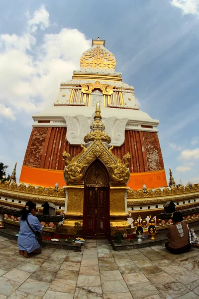 Phra That Phanom chedi, Wat Phra That Phanom, That Phanom Dist — Fotografia de Stock