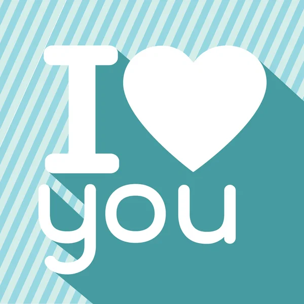 I love you — Stock Vector