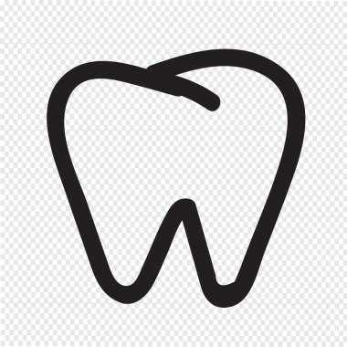 Tooth Icon view clipart
