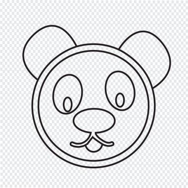 Panda simge görünümü