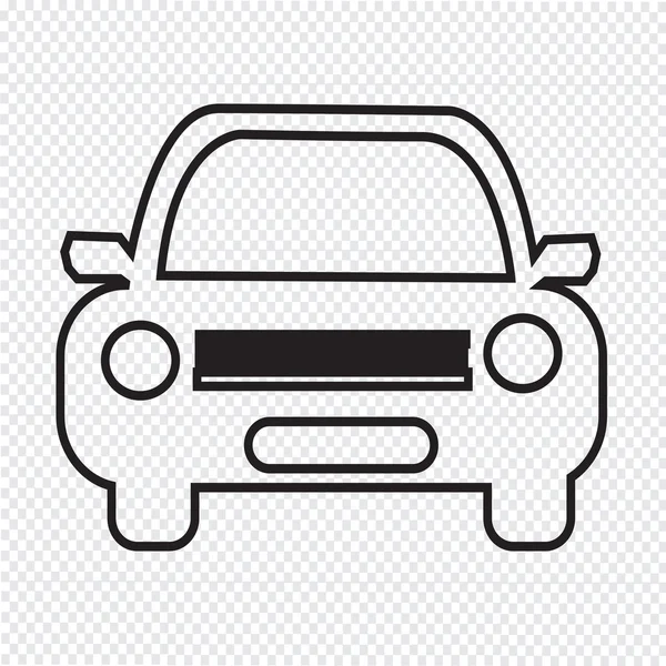 Zobrazení ikony auto — Stockový vektor