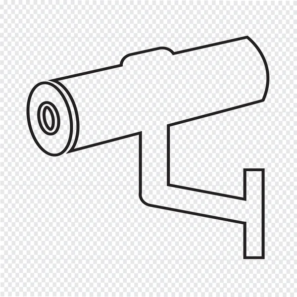 CCTV, cctv, veiligheid pictogram, cctv camera — Stockvector