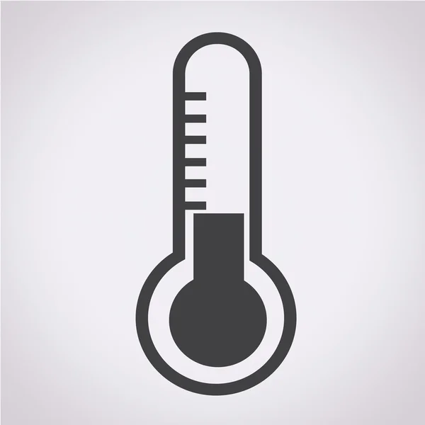 Thermometer icon view — Stock Vector