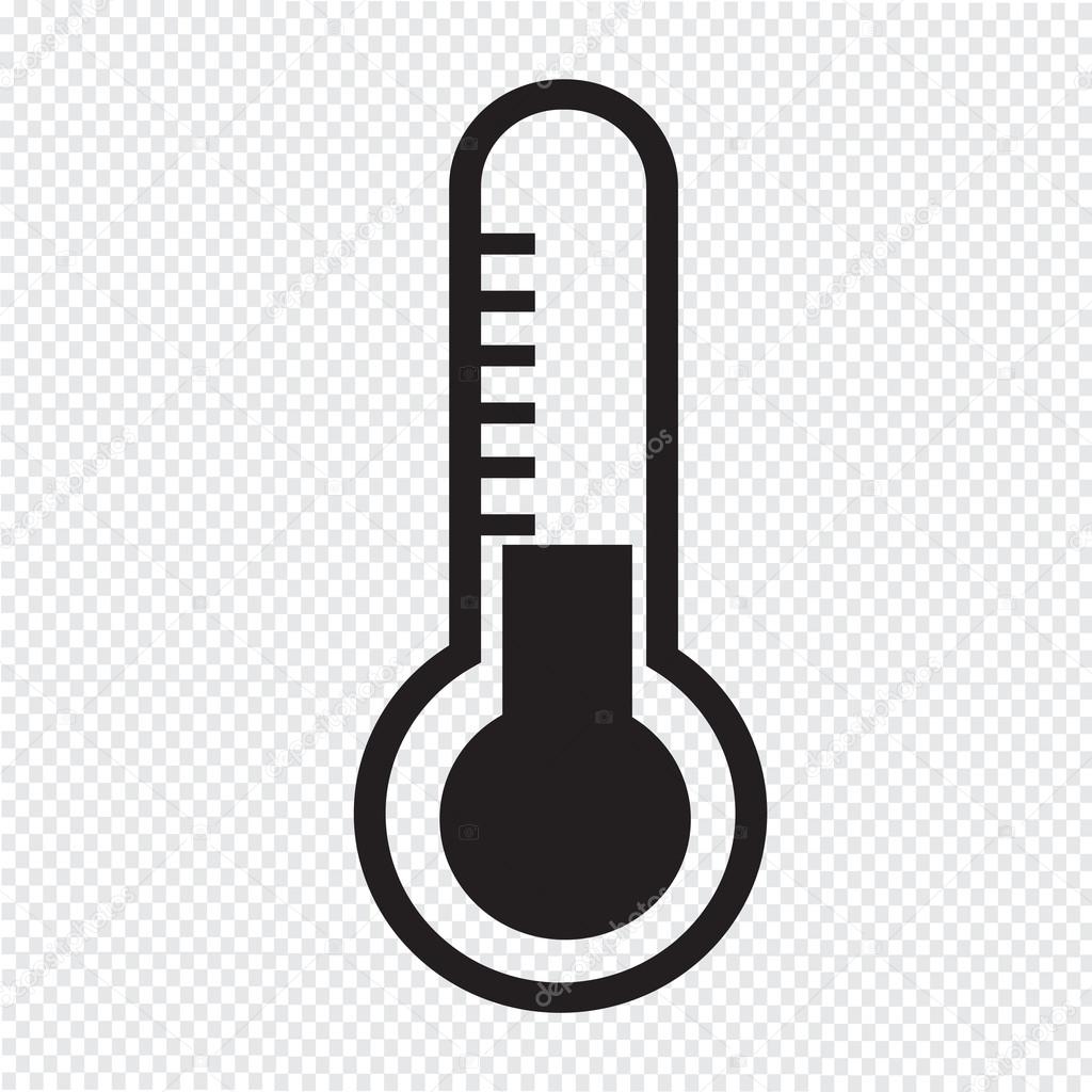 Thermometer icon view