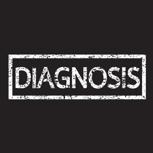 Diagnosestempel — Stockvektor