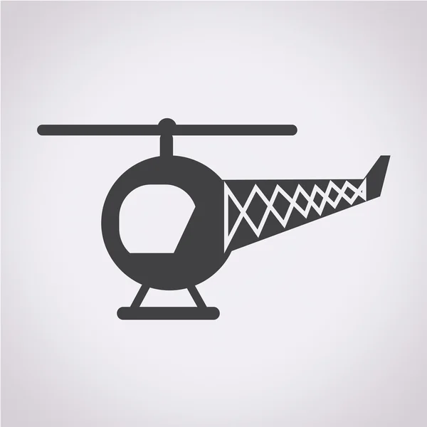 Illustration Helicopter Icon — Stock Vector