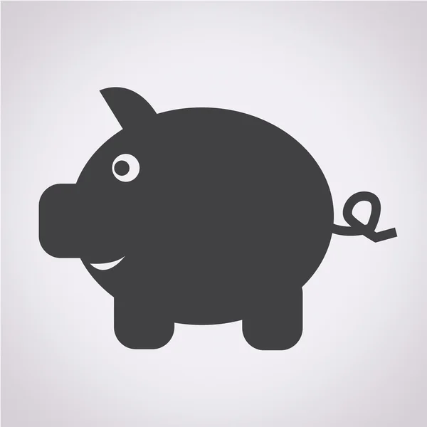 Piggy Bank Icon — Stock Vector