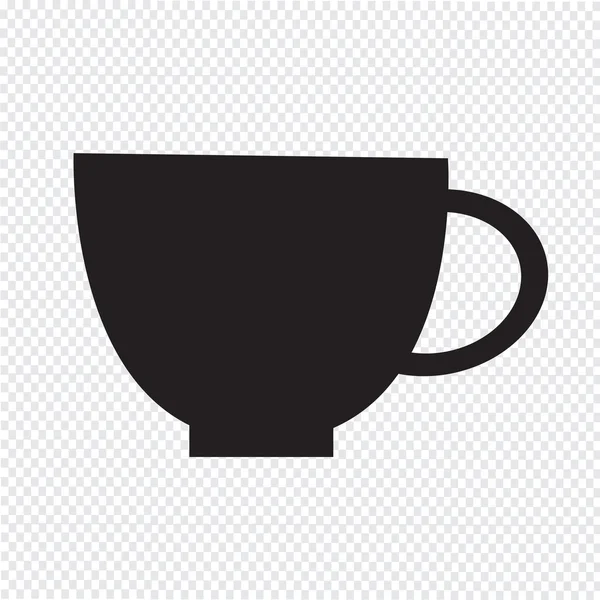 Illustration icône tasse — Image vectorielle