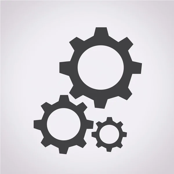 Vector illustration Gears icon — Stock Vector