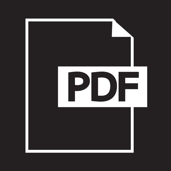 Illustration pdf-Symbol — Stockvektor