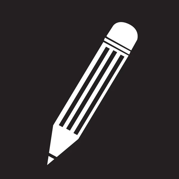 Illustrazione icona a matita — Vettoriale Stock