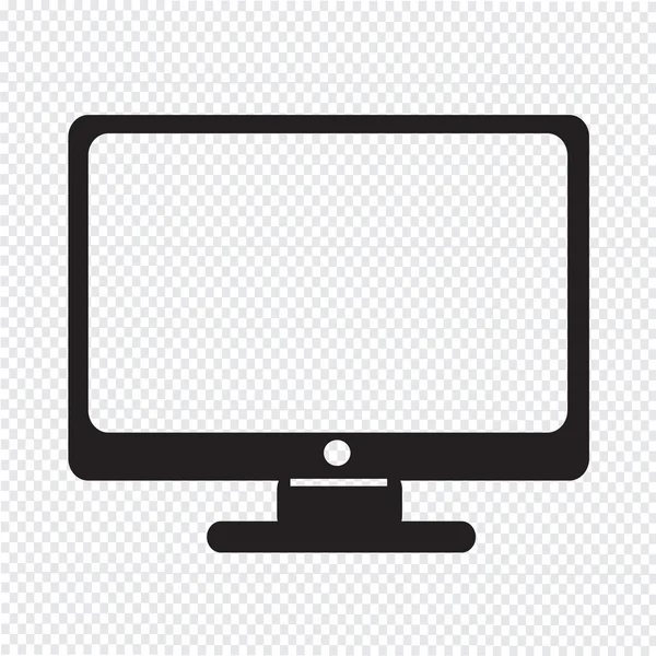 Wektor ilustracja ikonę monitora — Wektor stockowy