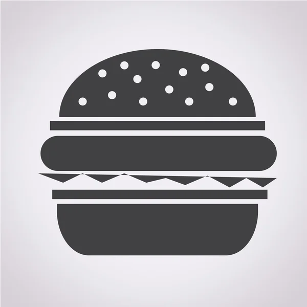 Ilustración vectorial Burger icon — Vector de stock