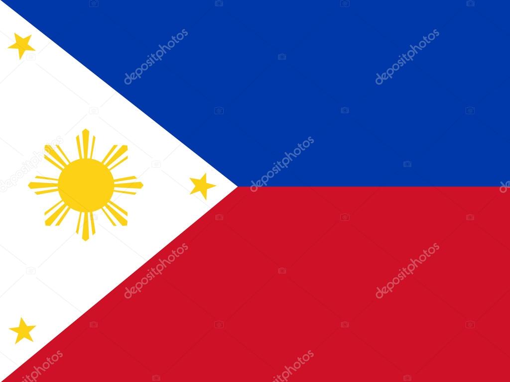 Flag of the Philippines view