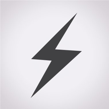 Yıldırım simge vektör esnaf