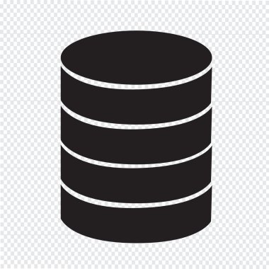 Veritabanı simge vektör esnaf