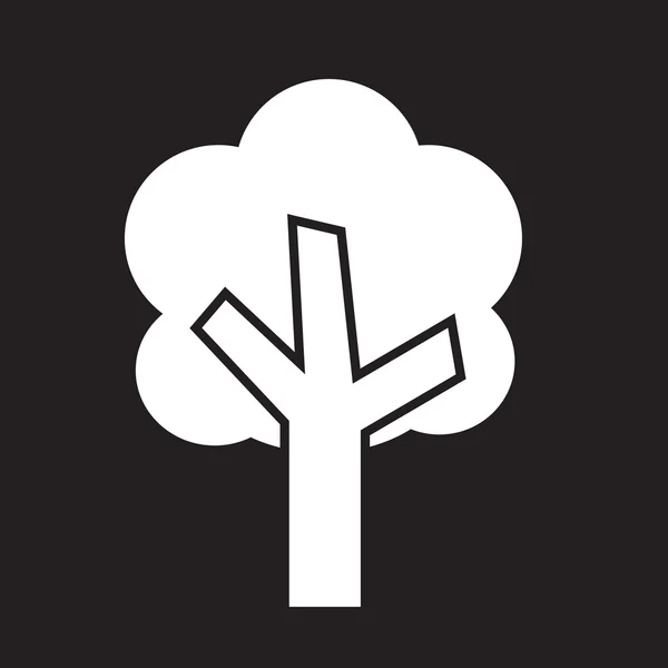 Vector illustartion Tree icon — Stock Vector