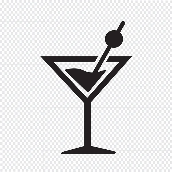 Bebida icono de la bebida — Vector de stock