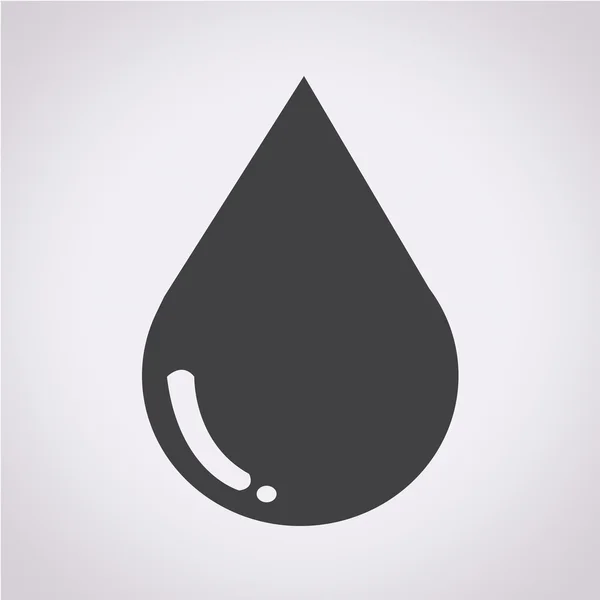 Icono de gota de agua — Vector de stock