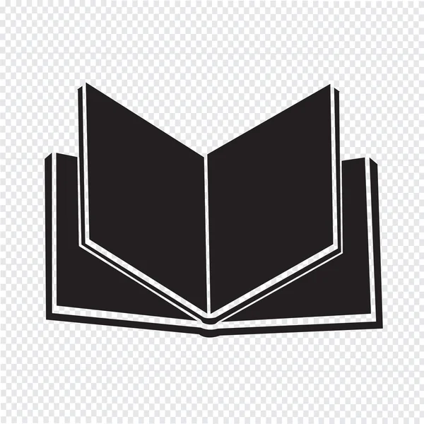 Icône du livre illustartion vectorielle — Image vectorielle