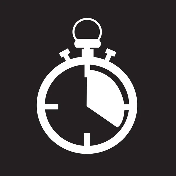 Icona del cronometro illusione vettoriale — Vettoriale Stock